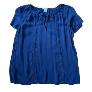 Bass Navy Blue Women's Blouse